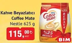 NESTLE KAHVE BEYAZLATICI COFFEE MATE 625 G